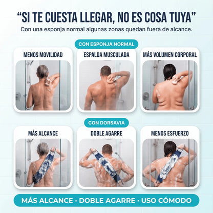 Esponja de Ducha de Largo Alcance